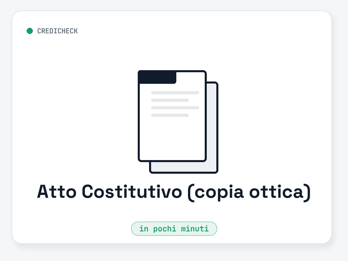 Atto Costitutivo (copia ottica)