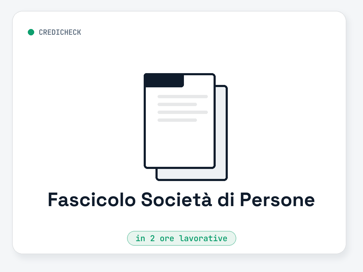 Fascicolo Società di Persone