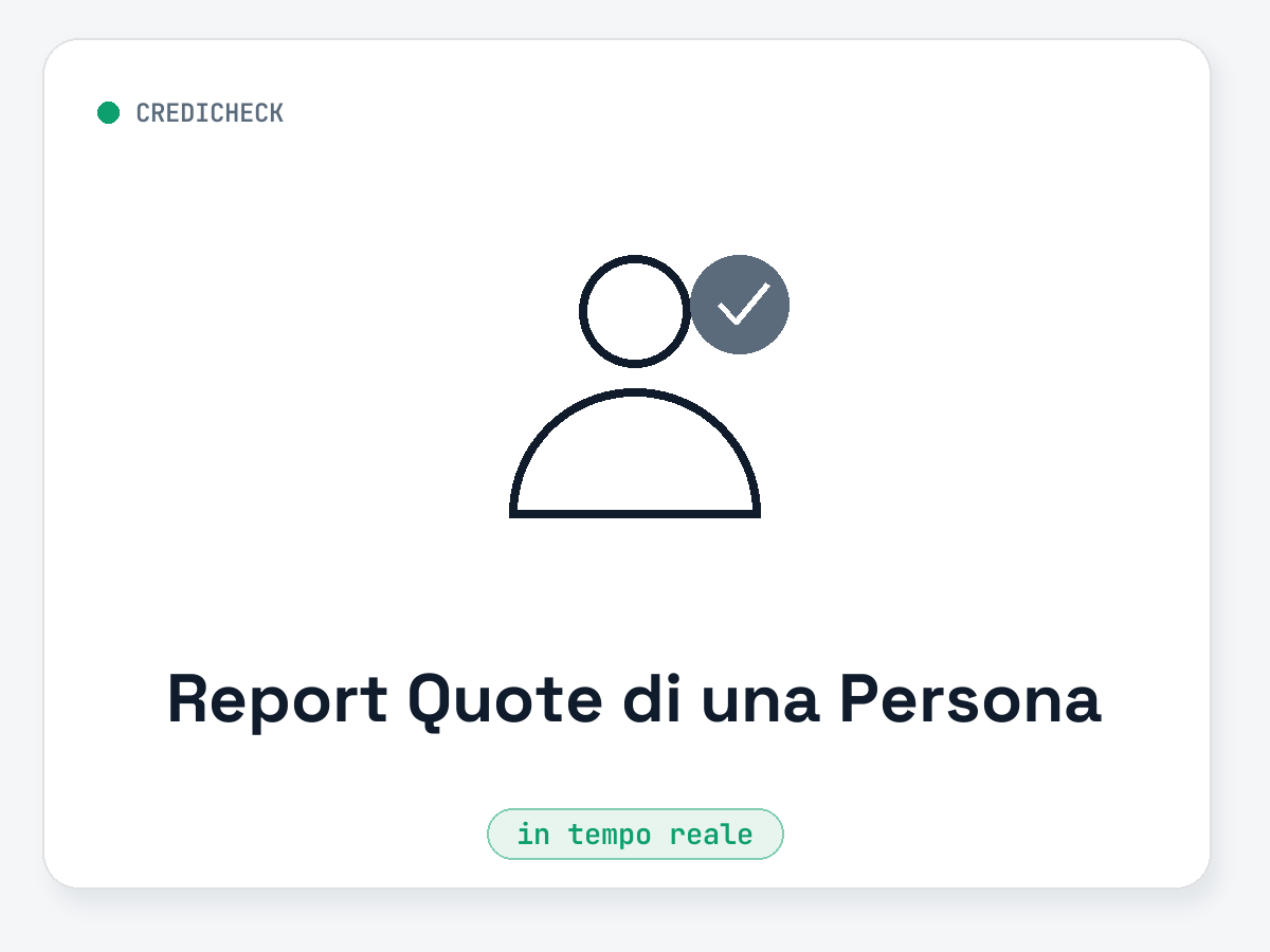 Report Quote di una Persona