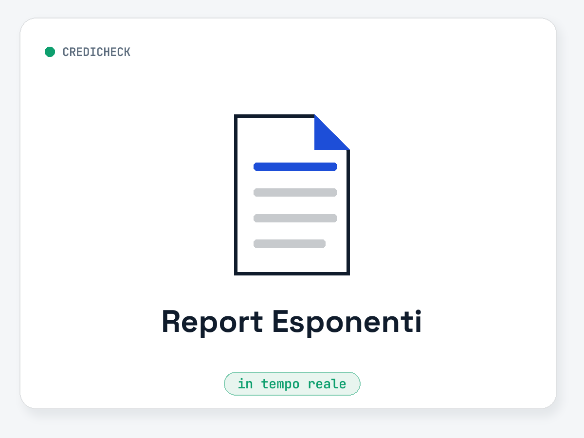 Report Esponenti