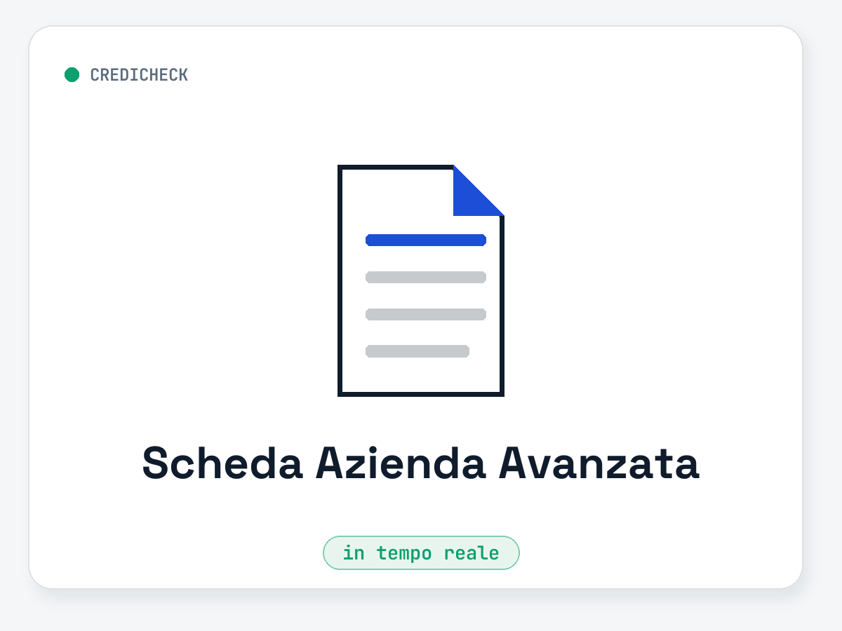 Scheda Azienda Avanzata
