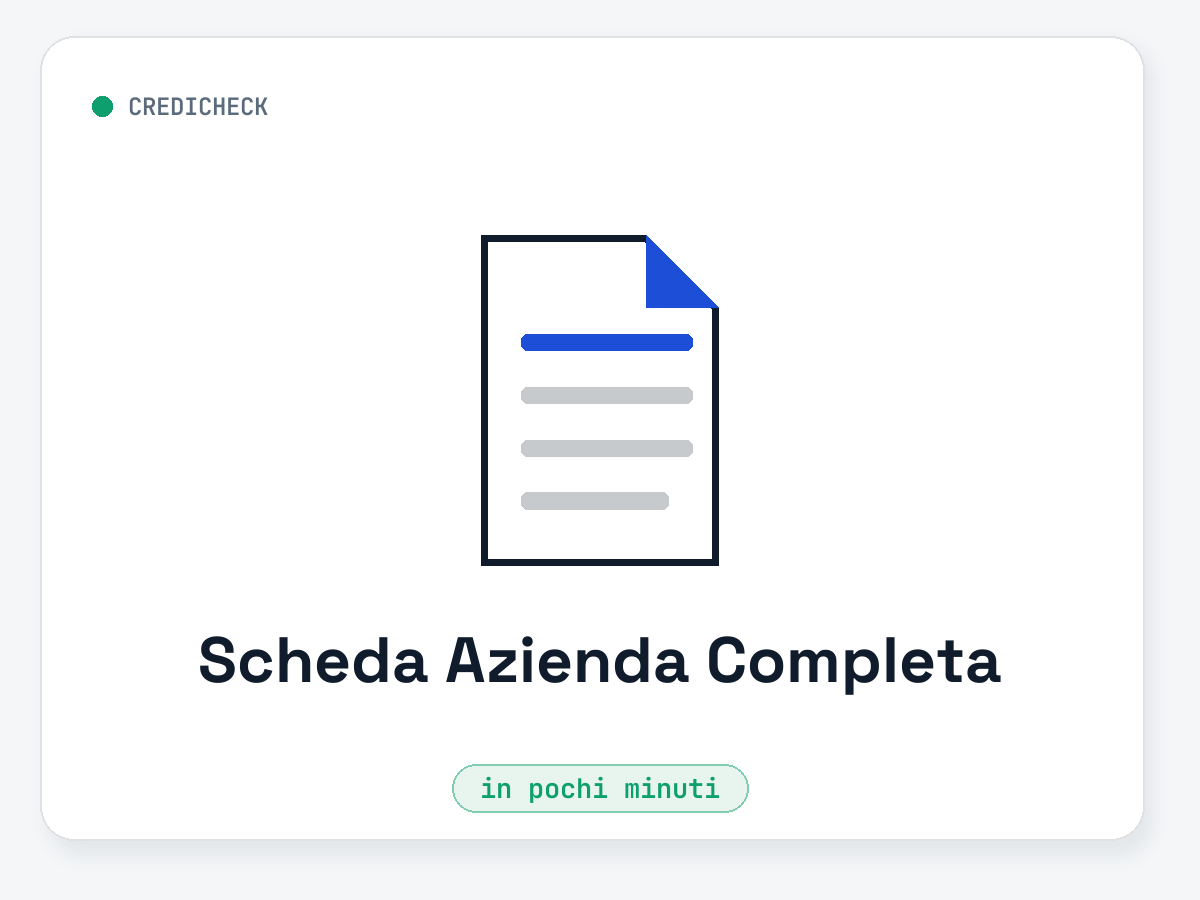 Scheda Azienda Completa
