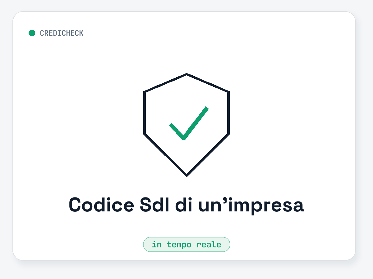 Codice SdI di un'impresa